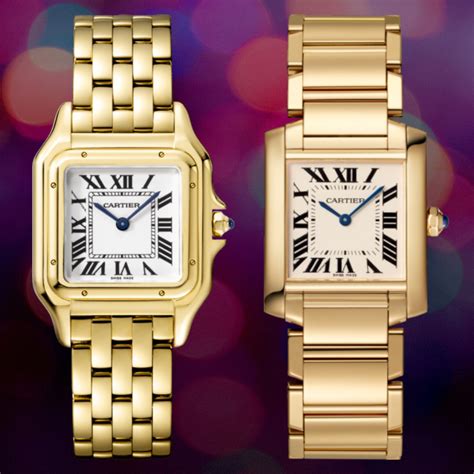 cartier tank vs panthere|cartier panthere round watch.